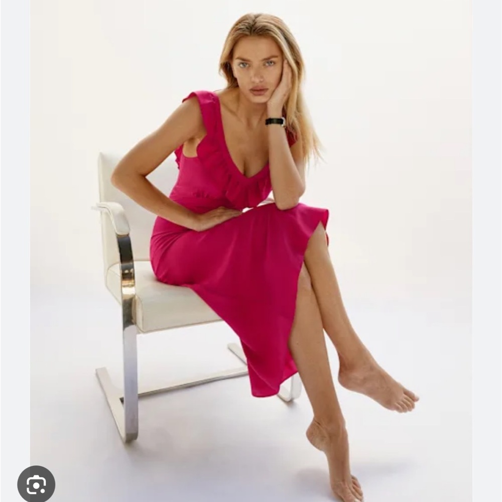 Reformation Cillian Silk Dress